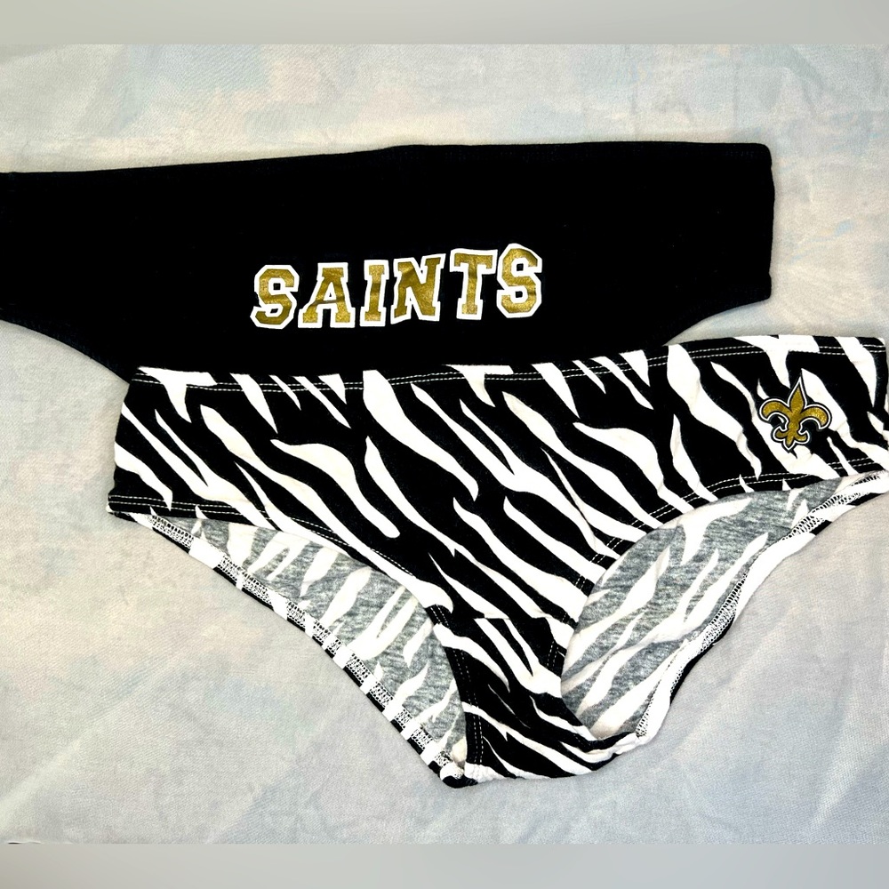 NFL Saints Panty Set